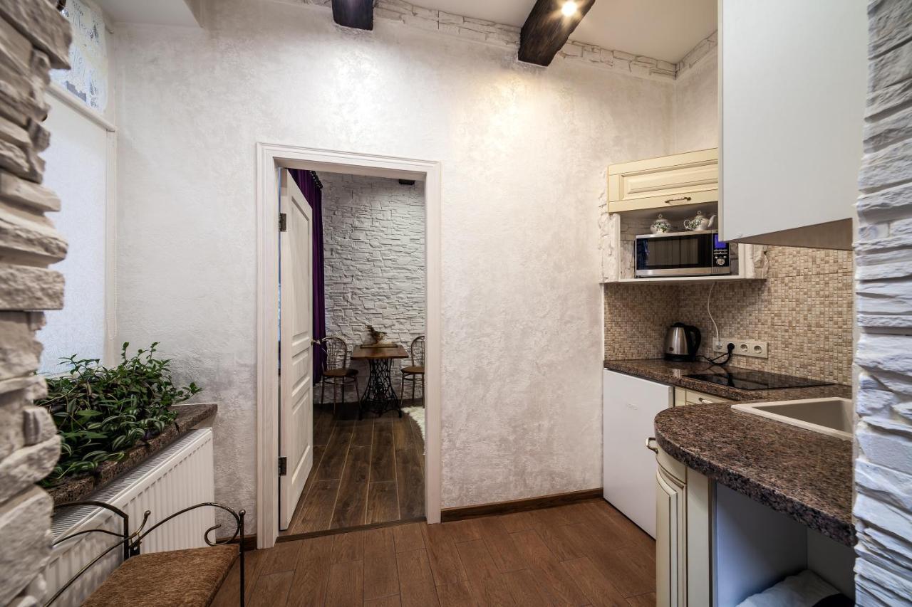 Центр Loft Apartments Однокімнатна Квартира Кондиционер 利沃夫 外观 照片